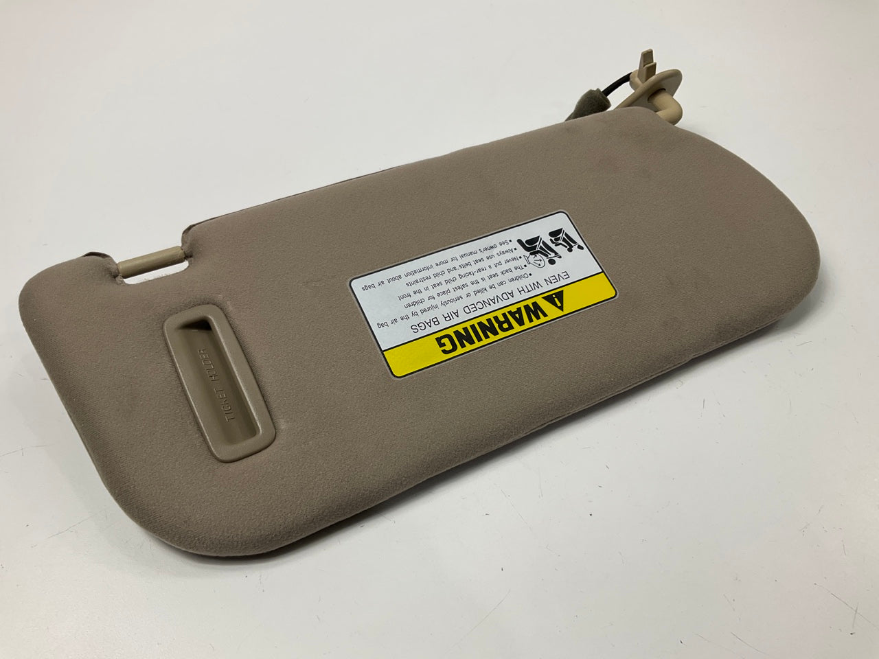 NEW Left Drivers Brown Sun Visor OEM For 02-05 Sonata W/O Sunroof 852013D420SRAS