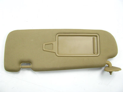 NEW OEM LEFT Sun Visor Sunvisor Beige CAMEL For 10-14 Sonata W/STANDARD SUNROOF