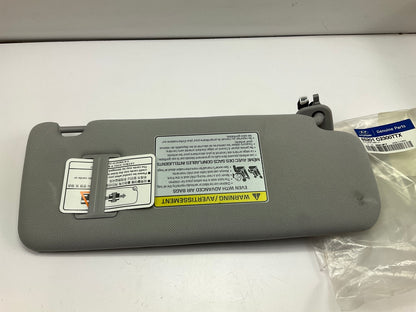 NEW Left Drivers Gray Sun Visor OEM For 2016-19 Sonata W/ Sunroof 85201C2300TTX