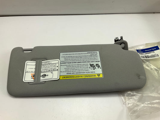 NEW Left Drivers Gray Sun Visor OEM For 2016-19 Sonata W/ Sunroof 85201C2300TTX