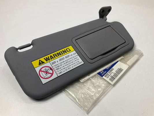 NEW Right Passenger Gray Sun Visor OEM For 01-04 Elantra W/ Sunroof 852022D900OI