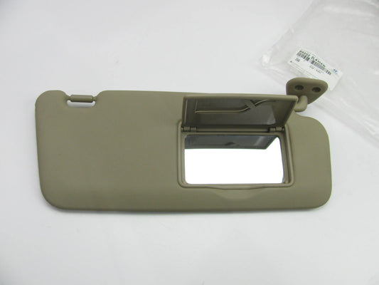 NEW 852022L4104W RIGHT Sun Visor W/Mirror BEIGE OEM For 2009-12 Hyundai Elantra