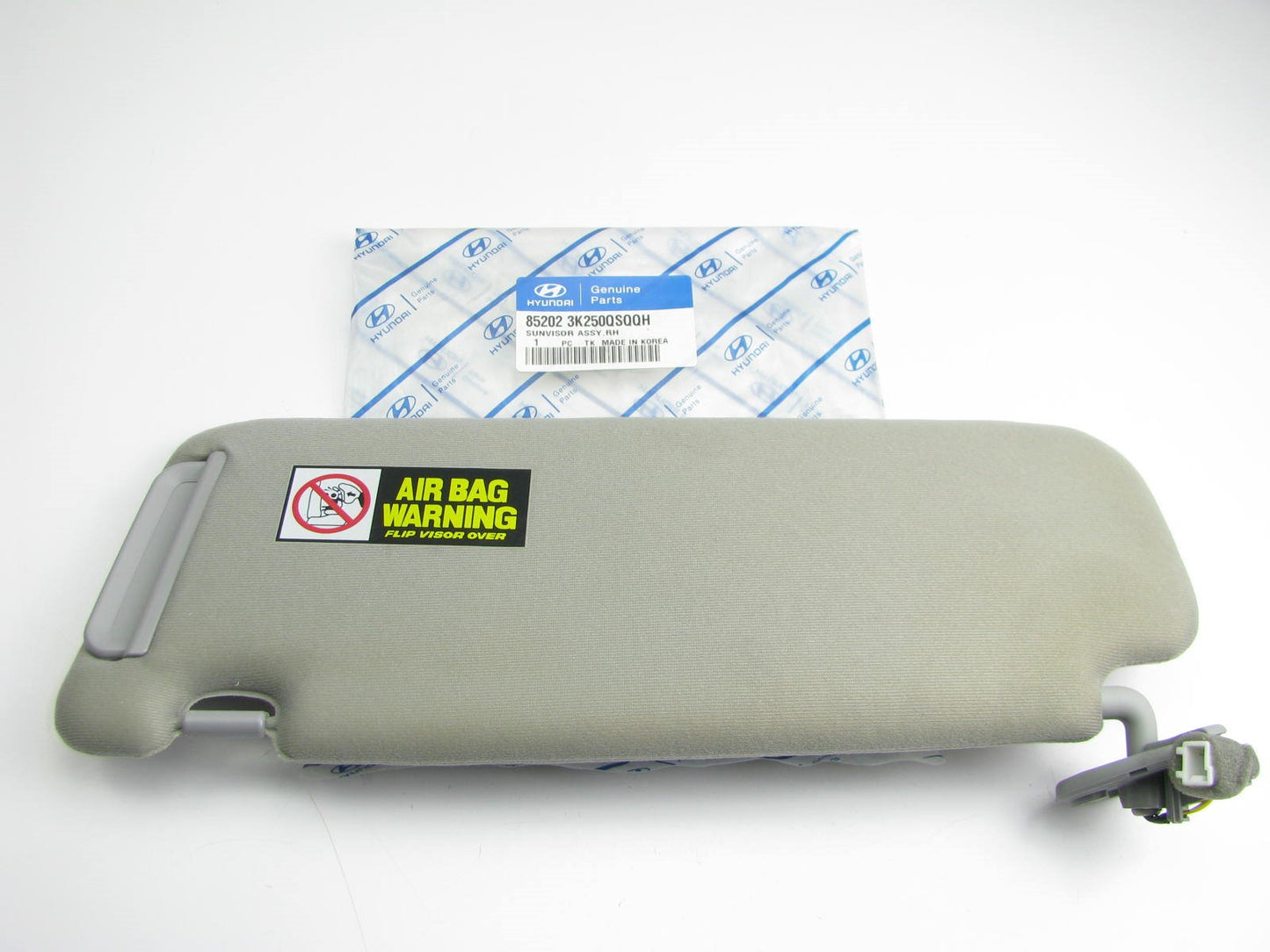 NEW - OEM Right Passenger Side Beige Sunvisor For 2005 Sonata 852023K250QSQQH