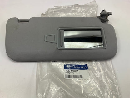 NEW Right Passenger Gray Sun Visor OEM For 09-14 Genesis W/ Sunroof 852023M900TX