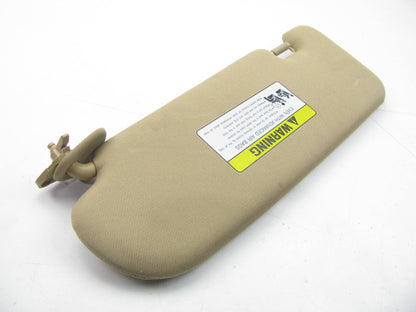 NEW 852023Q122YDA RIGHT Sun Visor CAMEL OEM For 09-14 Sonata With Sunroof