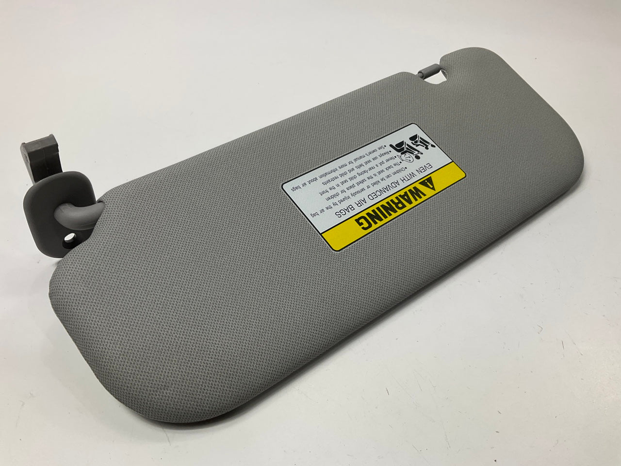 NEW Right Passengers Side Gray Sun Visor OEM For 2014-2016 Elantra W/O Sunroof