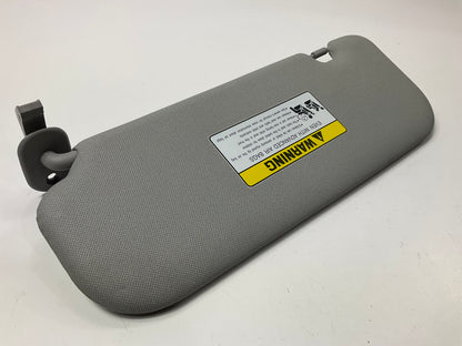 NEW Right Passengers Side Gray Sun Visor OEM For 2014-2016 Elantra W/O Sunroof