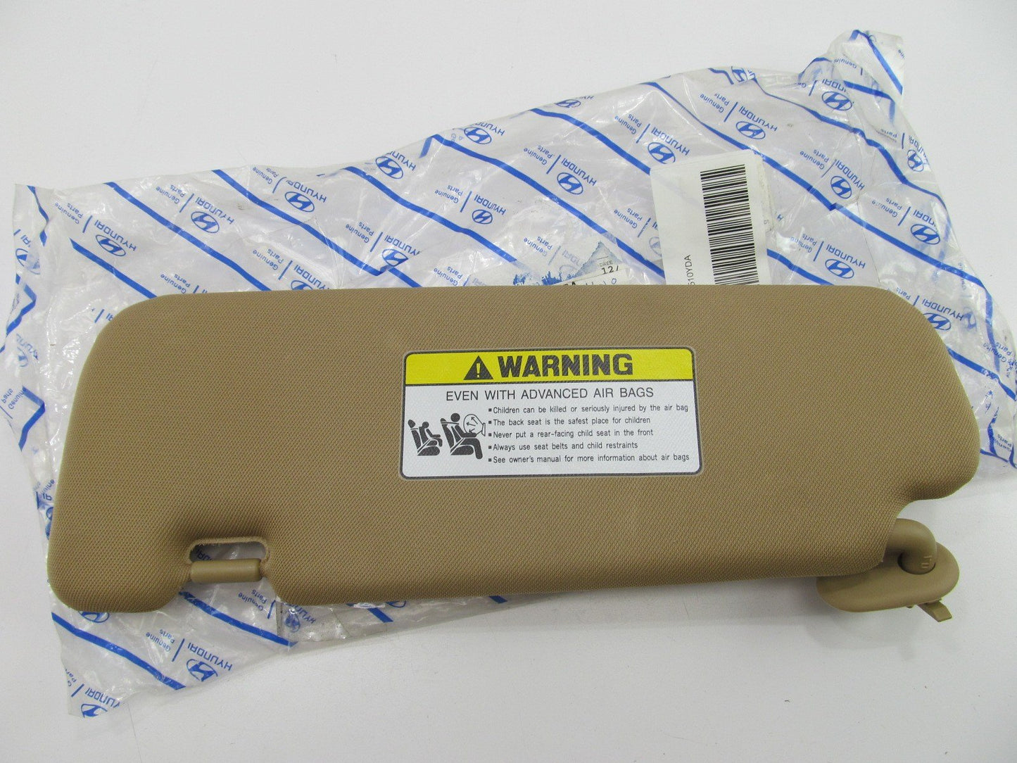 NEW - OEM 852024R510YDA Right Passenger Side Sun Visor For 09-14 Hyundai Sonata