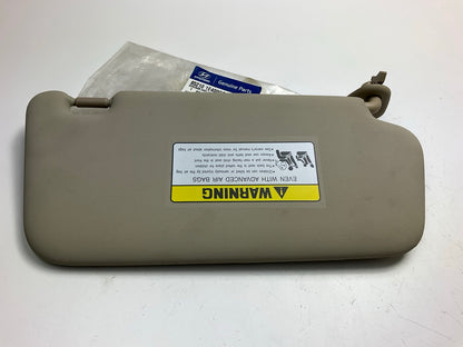 NEW Left Drivers Side Beige Sun Visor OEM For 2006-2007 Accent 852101E400OR