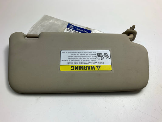 NEW Left Drivers Side Beige Sun Visor OEM For 2006-2007 Accent 852101E400OR