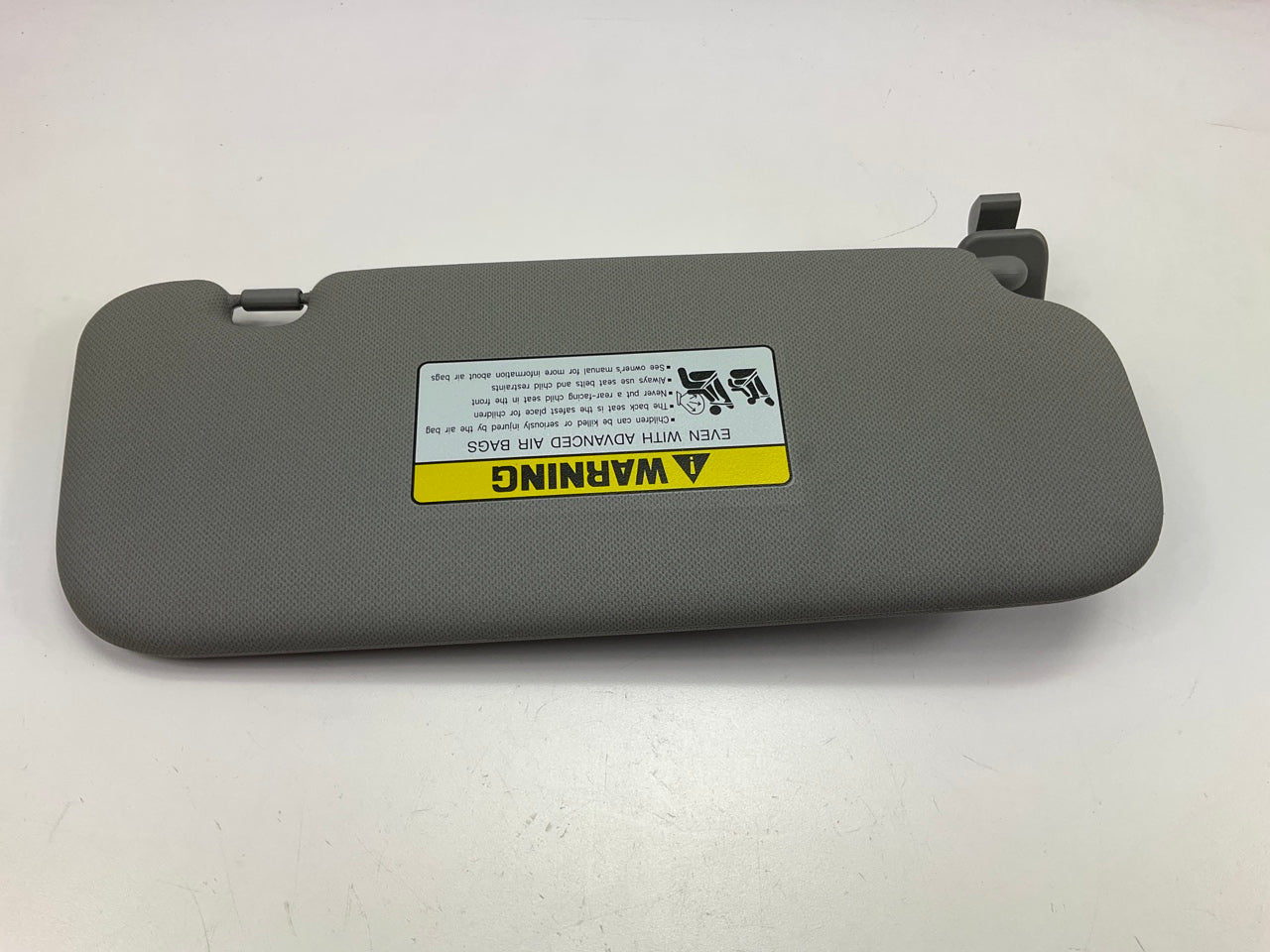 NEW Left Drivers Gray Sun Visor OEM For 2014-2017 Accent Hatchback W/ Sunroof