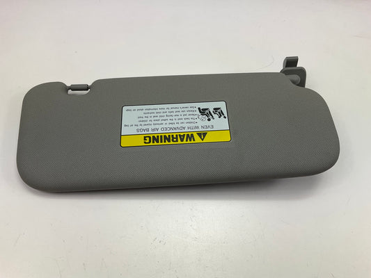 NEW Left Drivers Gray Sun Visor OEM For 2014-2017 Accent Hatchback W/ Sunroof