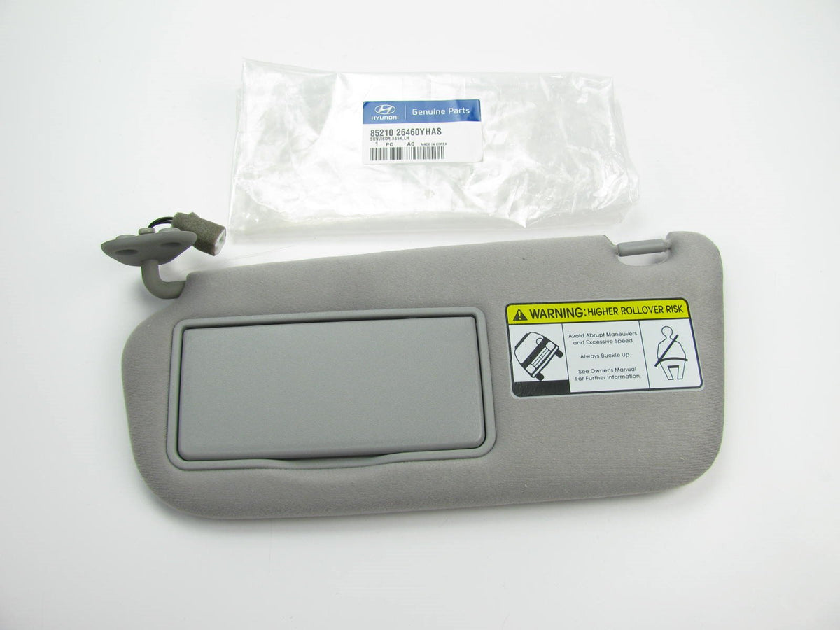 NEW - Drivers Left Side Sun Visor For 2001-2006 Hyundai Santa Fe 8521026460YHAS