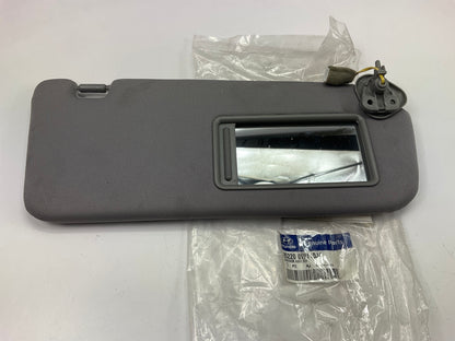 NEW Right Passengers Side Gray Sun Visor OEM For 2007-2009 Santa Fe W/O Sunroof