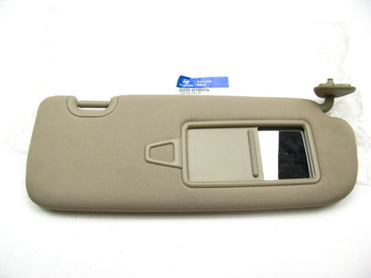 NEW - OEM 852204Z100VYN RIGHT Side Sun Visor BEIGE For 2013-18 Hyundai Santa Fe