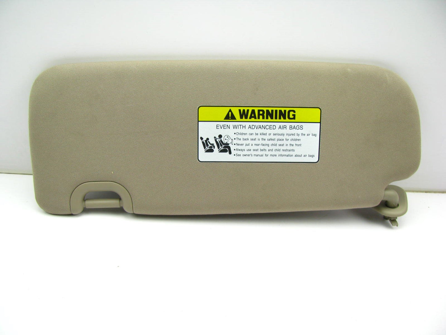 NEW - OEM 852204Z100VYN RIGHT Side Sun Visor BEIGE For 2013-18 Hyundai Santa Fe