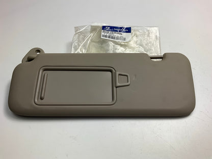 NEW Right Passengers BEIGE Sun Visor OEM For 2017-2020 Elantra Sedan W/O SUNROOF