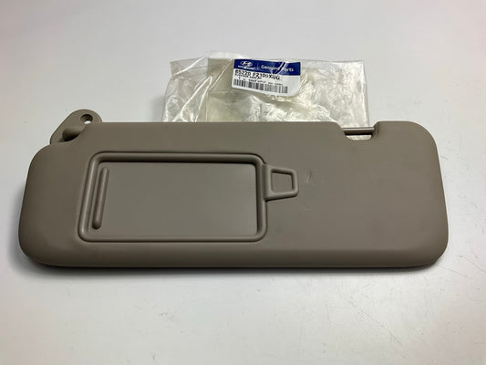 NEW Right Passengers BEIGE Sun Visor OEM For 2017-2020 Elantra Sedan W/O SUNROOF