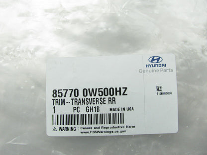 NEW 857700W500HZ REAR Tailgate Trim Sill Plate OEM For 2009-12 Hyundai Santa Fe