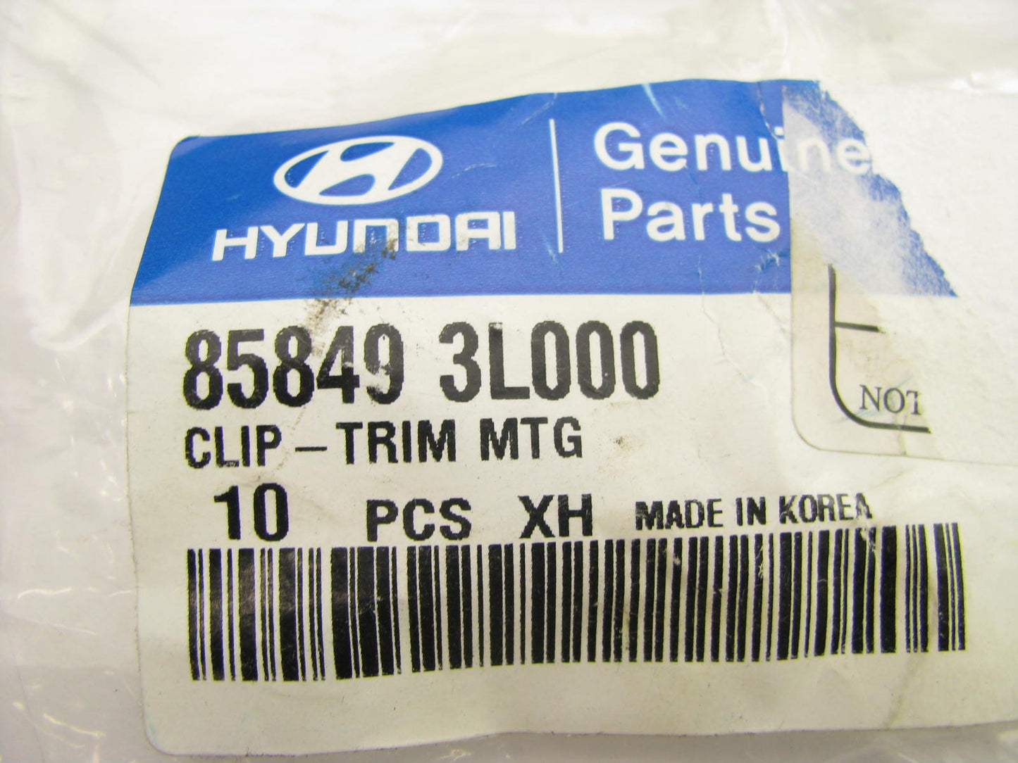 (10) NEW GENUINE Quarter Panel Trim Retainer Clips OEM For Hyundai 858493L000