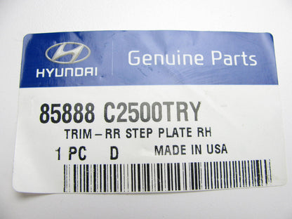 NEW GENUINE Rear Right Door Sill Scuff Plate OEM For 2015-2017 Sonata 85888C2500