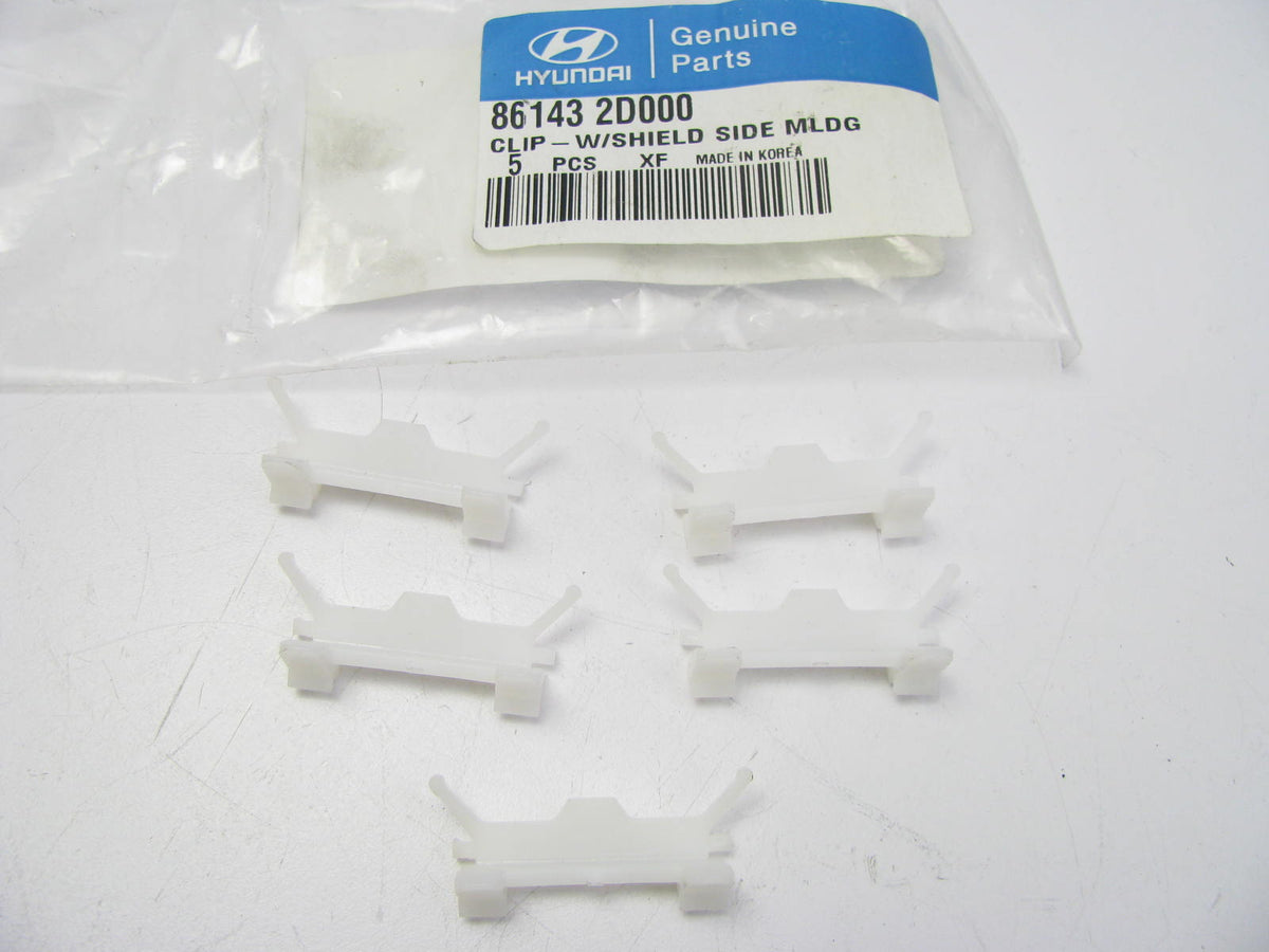 (5) NEW GENUINE Roof Molding Clips OEM For 2001-2006 Hyundai Elantra 861432D000