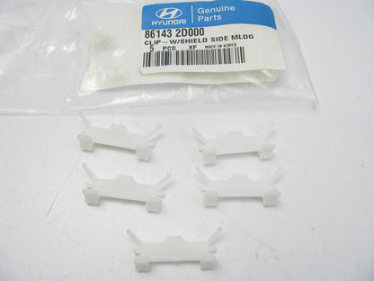 (5) NEW GENUINE Roof Molding Clips OEM For 2001-2006 Hyundai Elantra 861432D000