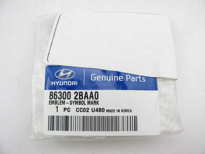 NEW - OEM 863002BAA0 Front Grille Logo Emblem ''H'' For 2012 Hyundai Santa Fe