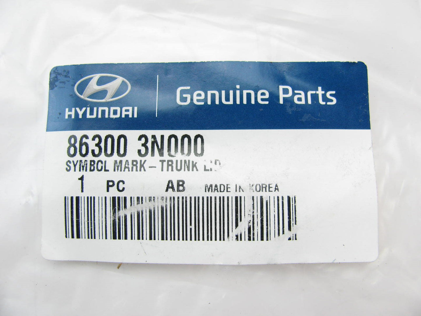 New Rear Trunk Deck Lid Emblem OEM For 2011-2016 Hyundai Equus 863003N000