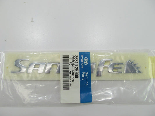 Rear Tailgate Liftgate Badge Emblem Nameplate OEM For 07-12 Santa Fe 863102B900
