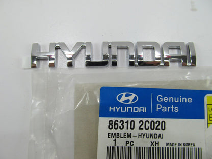 New Genuine Rear Liftgate Emblem Badge Nameplate 863102C020 For 2003-07 Tiburon