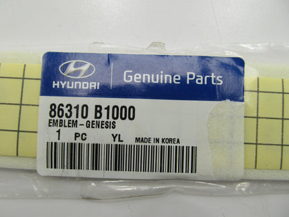 NEW GENUINE Rear Trunk Deck Lid Emblem OEM For 2015-2016 Genesis  86310B1000