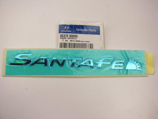 NEW OEM REAR Liftgate Tailgate Emblem Nameplate Badge For 2013-19 Santa Fe