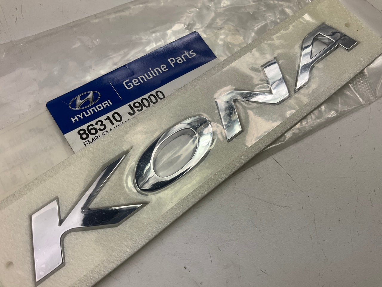 NEW Rear Trunk Nameplate Emblem OEM For 2018-2022 Hyundai Kona 86310J9000