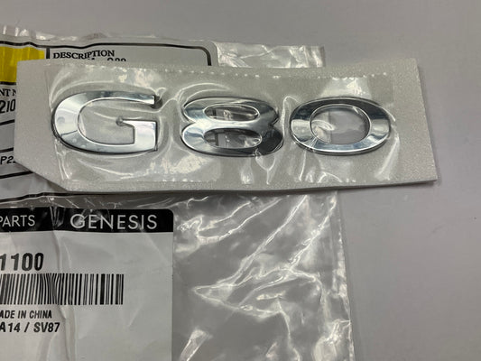 NEW G80 Rear Trunk Lid Emblem Nameplate OEM For 2021-2023 Genesis G80 86310T1100