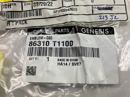 NEW G80 Rear Trunk Lid Emblem Nameplate OEM For 2021-2023 Genesis G80 86310T1100