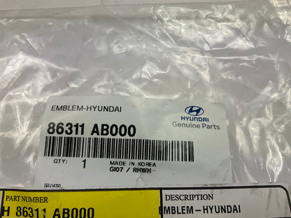 NEW Front End Front Bumper Cover *H* Emblem OEM For 2021-2023 Elantra 86311AB000