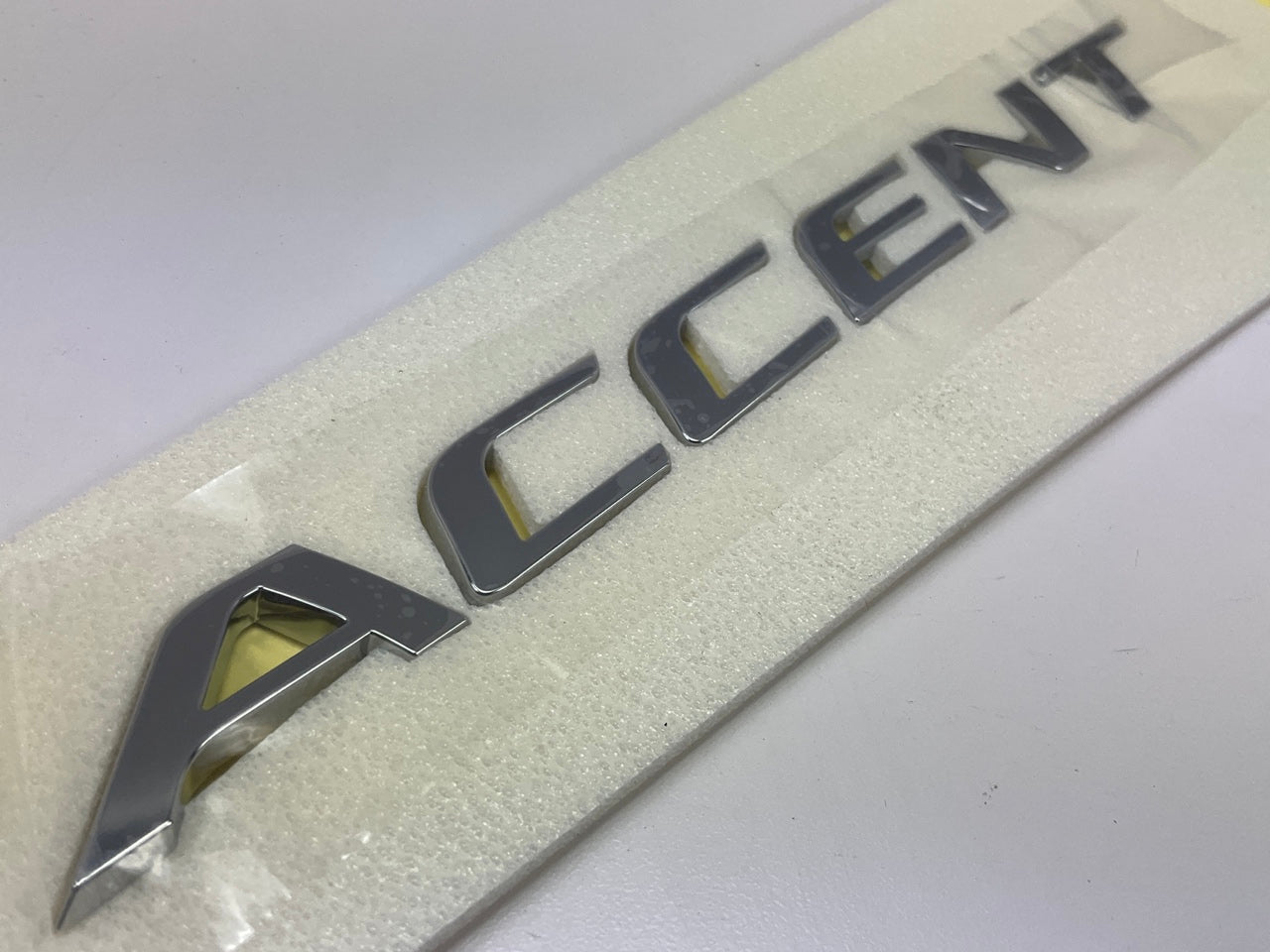 NEW Rear Trunk Lid ''Accent'' Emblem OEM For 2018-2020 Hyundai Accent 86311J0000