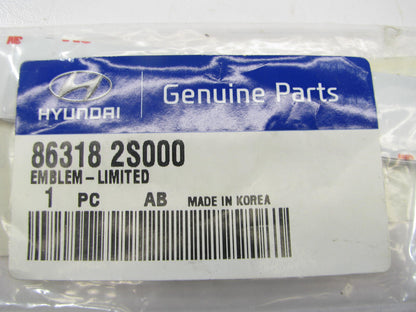 NEW - OEM LIMITED Hatch Emblem For 2010-2013 Hyundai Tucson 863182S000