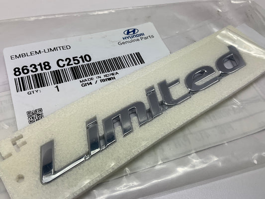 NEW Rear Trunk Lid ''Limited'' Emblem OEM For 2018-2019 Hyundai Sonata 86318C2510