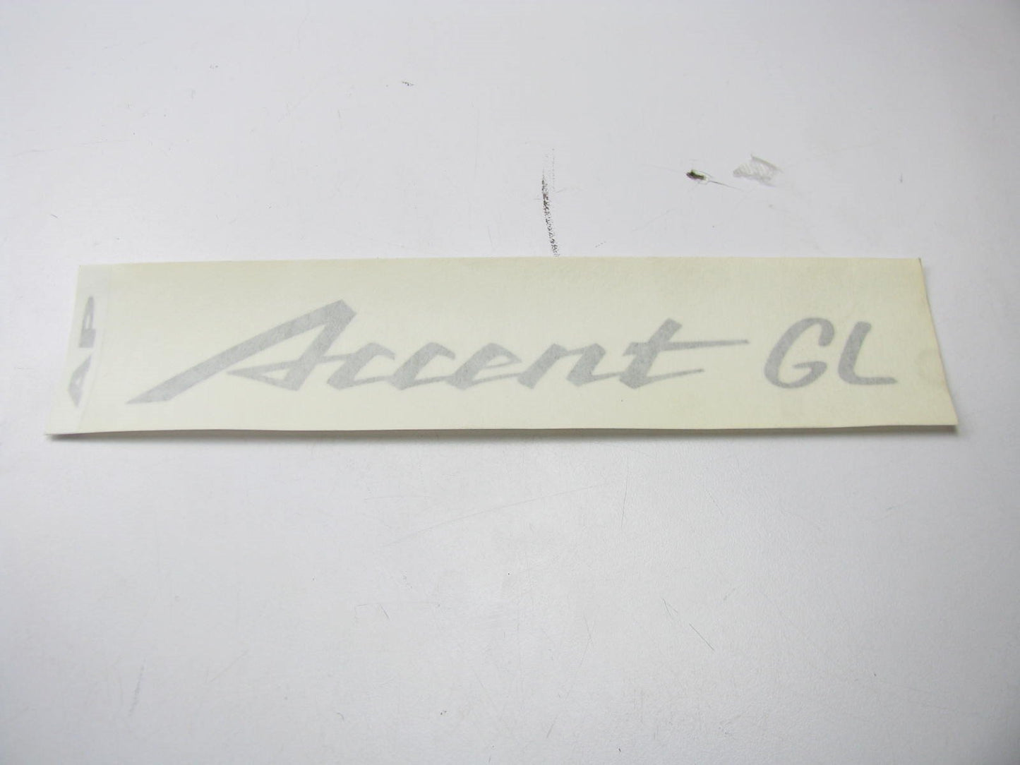 New OEM Trunk Lid Emblem Badge Decal Nameplate Silver For 2000-06 Hyundai Accent