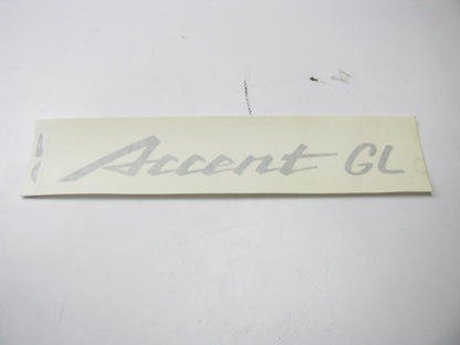 New OEM Trunk Lid Emblem Badge Decal Nameplate Silver For 2000-06 Hyundai Accent