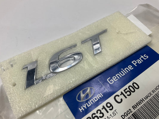 NEW Trunk Lid Emblem ''1.6 T'' 1.6L TURBO OEM For 2018-2019 Sonata 86319C1500