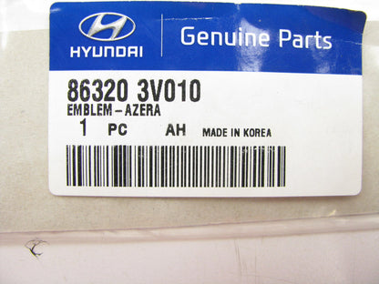 NEW - OEM Rear Trunk Deck Lid *AZERA* Emblem For 2012-14 Azera  863203V010