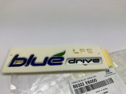NEW ''Blue Drive'' Right Passengers Fender Emblem OEM For 2016-2017 Sonata Hybrid
