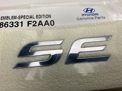 NEW Trunk Lid Special Edition ''SE'' Emblem OEM For 2019-2020 Elantra 86331F2AA0