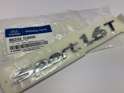 NEW Rear Hatch Liftgate ''Sport 1.6T'' Emblem OEM For 2016-2017 Tucson 86332D3000