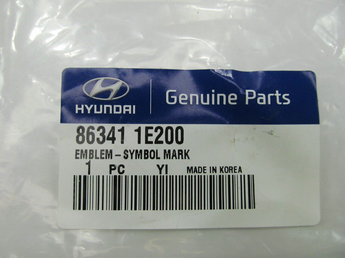 New Genuine *H* Trunk Lid Emblem Logo OEM For 2008 Accent 863411E200