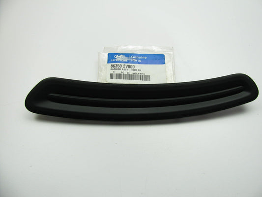 863502V000 Left Hood Garnish Grille Scoop Insert OEM For 12-16 Hyundai Veloster