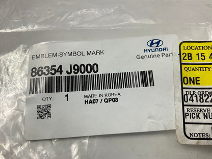 NEW Front End Grille *H* Emblem OEM For 2018-2021 Hyundai Kona 86354J9000